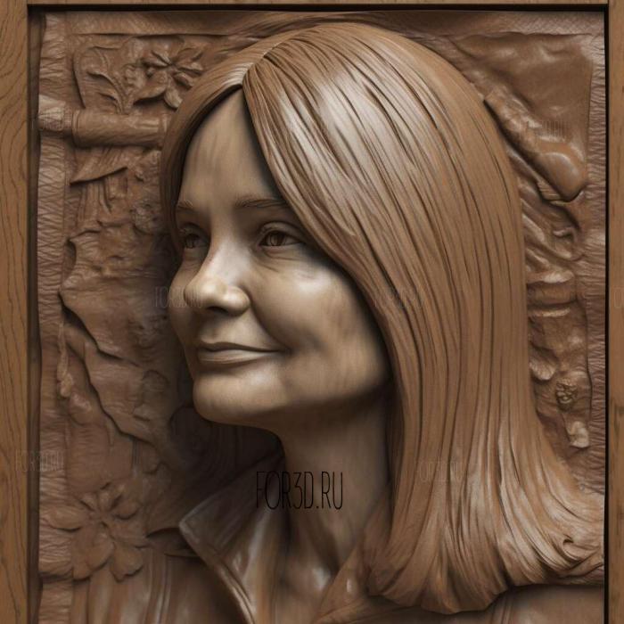 Mary Barra 2 stl model for CNC